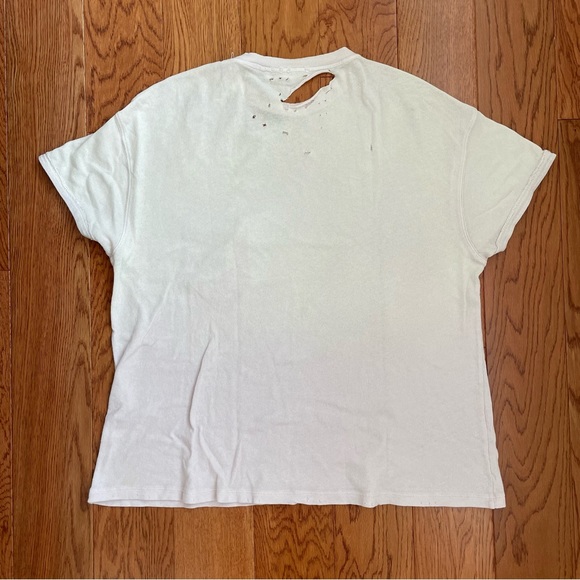 Free People | Lucky Distressed Cutout Tee - Picture 3 of 8